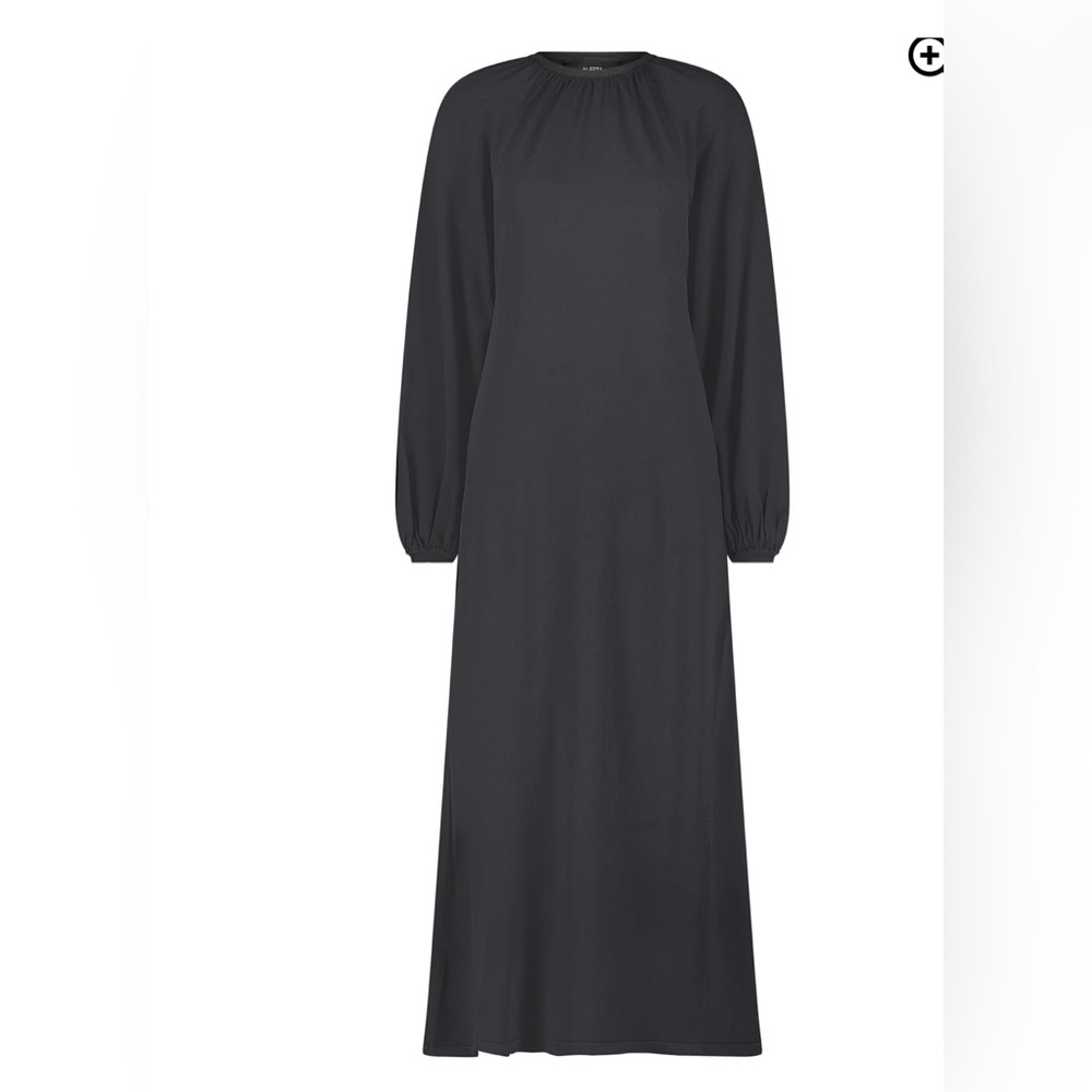 Aleeza Paris willow knit Elegant Black Maxi Dress size XS fits S